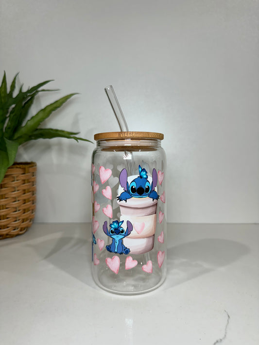 Stitch #1 Glass Tumbler