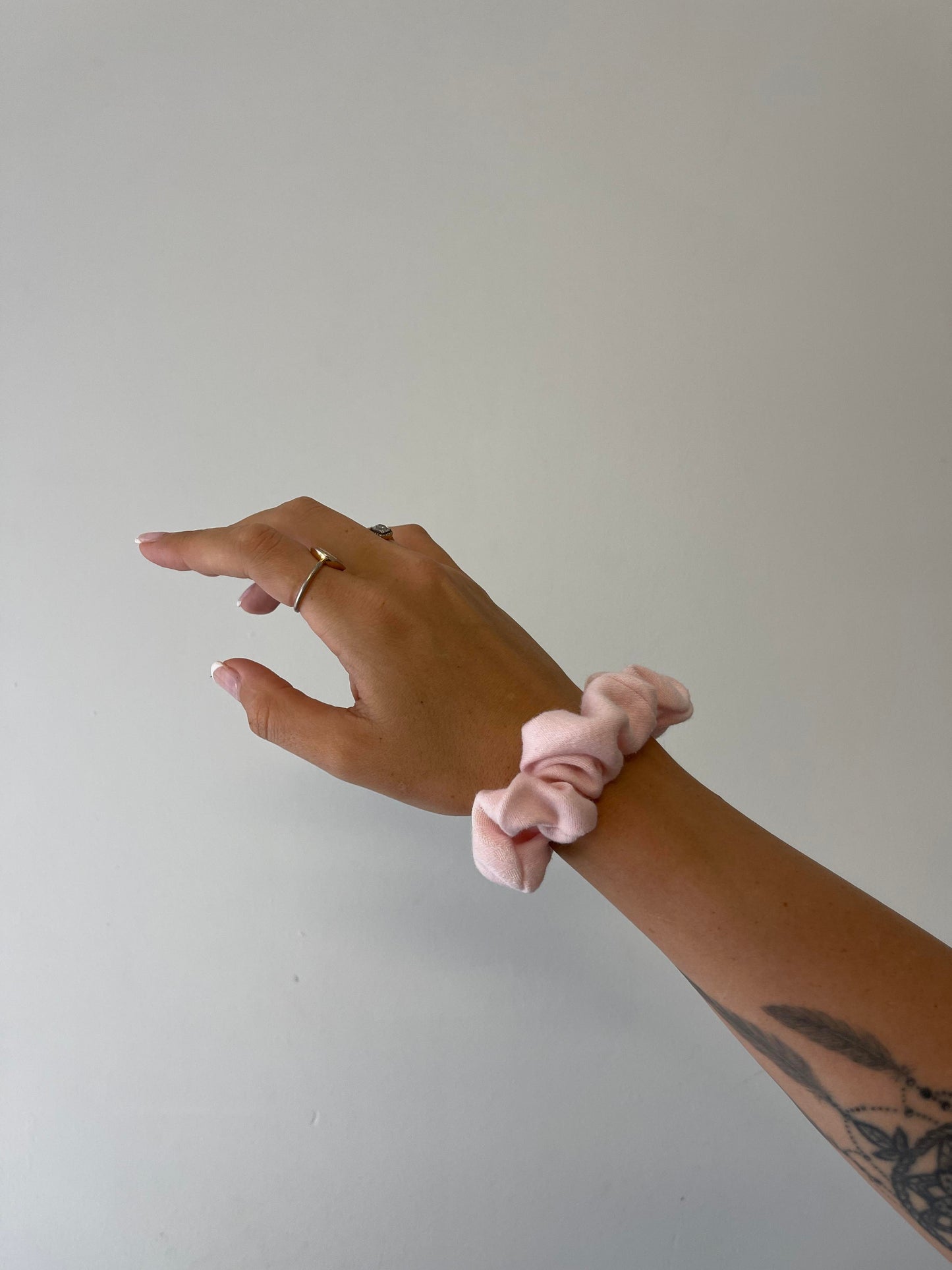 Baby Pink Scrunchie- Mini