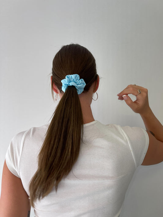 Ocean Blue Scrunchies- Mini