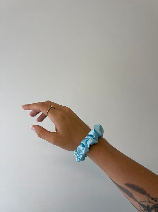 Ocean Blue Scrunchies- Mini